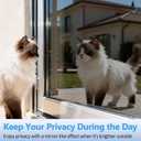 One-Way Window Privacy Film with Tools,Black-Silver 31.49"x78.7"