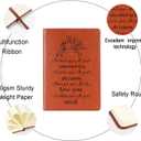 Book Lovers Gifts Behind You All Your Memories Leather Notebook Bookish Gifts for Book Lovers Book Inspired Gift (Behind you-Book)