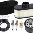 FR691V Oil Change Kit FR730V Tune Up Kit for Kawasaki FR651V FR691V FR730V FS691V Engine Mower 11013-0752 Air Filter 49065-0721 49065-7007 Oil Filter for John Deer-e X300 X320 Maintenance Kit