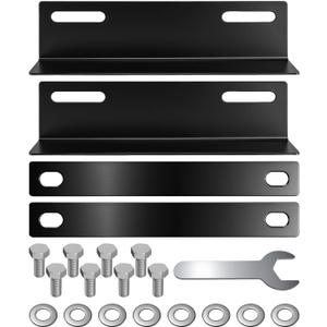 4 Pack Coupler Kit Fit for Ruffland Kennel, for Generation 2 Only, Tie Down Kit Fit for Medium, Large, and X-Large Kennels, with Bolts and Washers, Universal