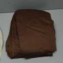 10ft x 10ft Wrinkle Free Brown Backdrop Curtains for Parties, Polyester Photo Backdrop Drapes 2 Panels 5x10ft for Wedding Birthday Party Photography Background Photoshoot