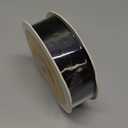 Black Double Face Satin Ribbon 1 inch X 25 Yards Spool Very Suitable for Weddings Gift Package Wrapping Dancer Wand Sewing Party Hair Bow Invitation Decorations and More