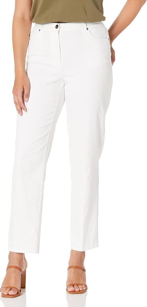 Ruby Rd. Women's Classic Flat Front Denim Jean, Size 10