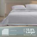 Breescape Cooling Comforter King Size - BlendTek Q-Max>0.46 Tech, Breathable Blanket for Hot Sleepers & Night Sweats Relief, Premium Lightweight Summer Bedding, 106x96 Inches, Misty Gray