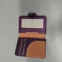 for MagSafe Wallet, Magnetic Phone Wallet RFID Blocking, Slim 5-8 Card Holder with Cash Slot & Clear ID Window, Minimalist Mag Safe Wallets for iPhone 17/16/15/14/13/12 Series, Amethyst Purple