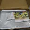 BASENOR Armrest Cover for 2017-2024 Tesla Model Y Model 3 Center Console Cover Non-Slip TPU [No Logo] Protector Armrest Tesla Accessories White (Not Compatible with 2025 2026 Model Y/3)