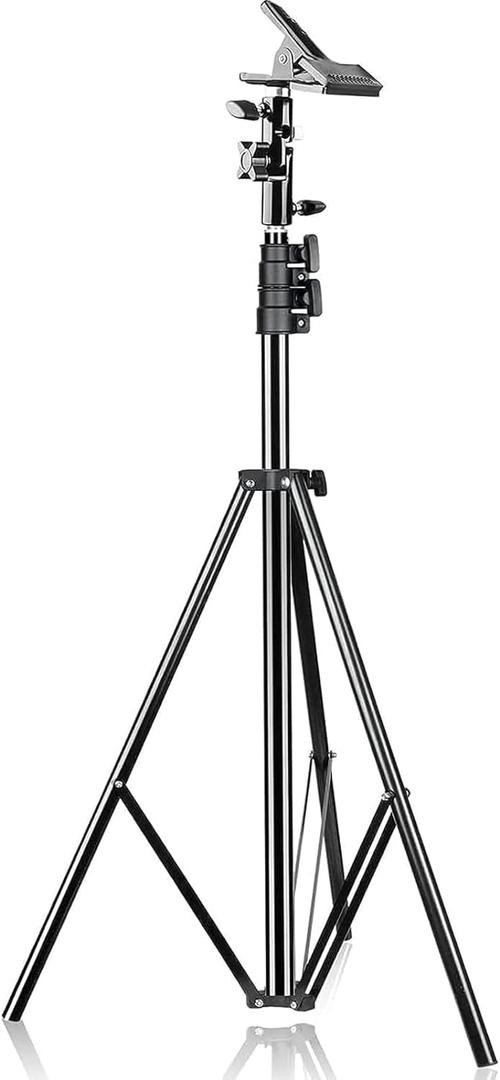 EMART 8.5FT Photography Green Screen Background Disc Reflector Light Stand with 5/8" Heavy Duty Clamp Holder, for Diffuser, Pop Up Backdrop, Photo Shooting, Video Studio, Lighting Umbrella