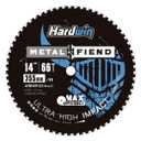 14-Inch Chop Saw Blade, 66-Teeth Cermet Carbide Tipped for Evolution & Other Metal Cutting Saws  Thin Kerf, 1-Inch Arbor, Cuts Steel, Angle Iron, Threaded Rod
