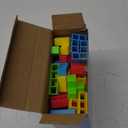 64Pcs Tetra Tower Game, Family Board for 2 Players Family Games, Building Blocks Stacking Balance Games Toys for Kids, Adults, Friends, Classroom, Family and Travel Party