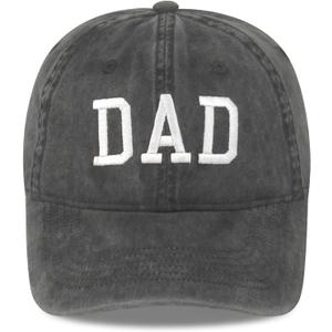 Vintage Embroidered Baseball Cap, Adjustable Cotton Dad Hat for Men Women, Retro for Birthday Holiday (One Size)