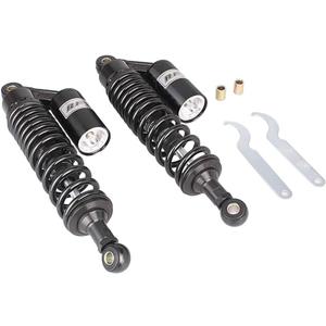 Newsmarts 2pcs 12.5" 320mm Motorcycle Air Shock Absorbers Rear Nitrogen Suspension Universal Fit for HONDA for Suzuki for Yamaha for Kawasaki for UTV ATV Go Kart Quad Dirt Sport Bikes, Black