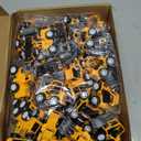 Sosation 36 Pcs Construction Party Favors Engineering Trucks Small Digger Truck Toys Pull Back Vehicles Mini Excavator Toy Car Set for Kids Birthday Boys Girls Stocking Stuffers (Full Set)