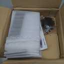 Starunder 6 Pack Floating Shelf Brackets, 6 Inch Heavy Duty Industrial Shelf Bracket, Black Metal L Brackets for Shelves Support DIY(1/5 Inch Thicked)