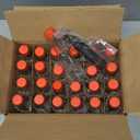 Cornucopia Brands 3oz Mini Hot Sauce Bottles (Pack of 24) Little Sauce Bottles w/Red Caps, Dripper Inserts, and Black Shrink Bands