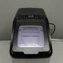 Iceman Countertop Nugget Ice Maker  Pebble Ice Machine, Soft Chewable Pellets in 20 Min, 26Lbs/24H, 3lb. Capacity, Waterline-Compatible, Self-Cleaning, Stainless-Steel + Scoop