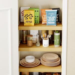 6 PCS Wire Rack Covers for Pantry Wood Grain, 24''W * 12''D(Ready to Use) Faux Wood Shelf Covers for Wire Shelving, Rustic Closet Shelves Covering Toppers, for Pantry, Bathroom, Kitchen, Garage