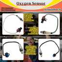 4Pcs Oxygen O2 Sensor Fit for Ford F150 2.7L V6 Turbocharged 2018 2019 2020 Upstream Left 234-5174 Right 234-5173 2Pcs Downstream 234-8050
