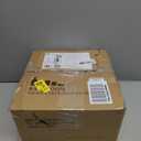 EMPO 6PCS Bathroom Clear Glass Accessories Set (Lotion Soap Dispenser, Soap Dish, Toothbrush Holder, Tumbler, Cotton Swab Jar), Contemporary Modern Decor Crystal Vintage Gift (6pcs Blue)