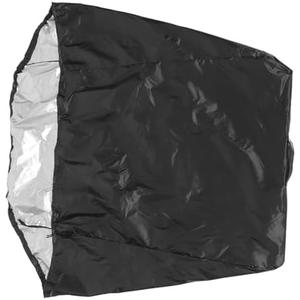 Oxford Cloth Hose Reel Cover for Outdoor Patio Cart Black | 210d Waterproof, Stain Resistant and Wear Resistant, Foldable Protection for Lawn Storage and Rain