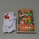 E-TING Santa Clothing Accessories Inflatable Aircraft Airplane Plane Ship Flying Boat for elf Doll Christmas DecorationDoll is not Included