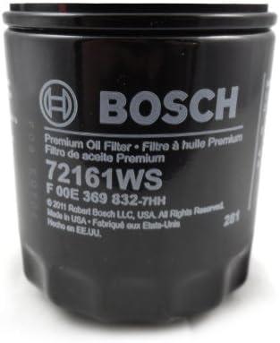 BOSCH 72161WS Workshop Engine Oil Filter - Compatible with Select Chrysler, Dodge, Ford, Jeep, Lexus, Lincoln, Mazda, Mercury, Suzuki, Toyota, Volkswagen
