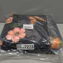 Area Rug for Living Room 5'x7' - Floral Butterfly Print 5x7 Area Rugs for Living Room Soft Black Washable Rugs Ultra-Thin Indoor Door Mat (5'x7',Black) (Multi 1003)