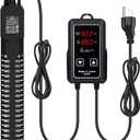 fishkeeper 300W Aquarium Heater, Submersible Fish Tank Heater with Dry-Burn Protection,LED Digital Thermostat,Accurate Temperature Protection for Freshwater and Saltwater 40-75 Gallon