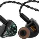 Linsoul ZiiGaat Arcanis in Ear Monitor, Professional 2DD+5BA Hybrid IEM Earphone, Gaming Earbuds, HiFi Wired Earbuds with Detachable Cable for Musicians Audiophiles