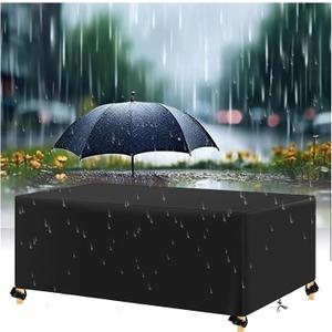 Covers for Garden Furniture 320 x 160 x 71 cm (L x W x H) 420D Oxford Fabric Winterproof Garden Furniture Protection Cover Garden Furniture Waterproof for Garden Furniture Rectangular Weather