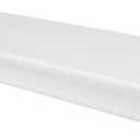 HIGH & MIGHTY Decorative 24" Floating Shelf Holds up to 20 lbs, Easy Tool-Free Dry Wall Installation, Beveled, White | 515660