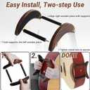 Acoustic Guitar Stand, Clip-On Self-Standing Solid Wood Guitar Stand, Portable Lightweight Guitar Stand Floor, Guitar Holder for Travel and Stage, Gift for Acoustic, Classic and Folk Guitar L-Size