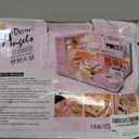 TuKIIE DIY Miniature Dollhouse Kit with Furniture, 1:24 Scale Creative Room Mini Wooden Christmas Doll House Accessories Plus Dust Proof & Music Movement for Kids Teens Adults(Warm Moments)