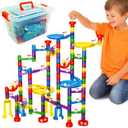 Marble Mania Marble Run - Marble Runs for Kids - 162 Pieces Plus Storage Tub - Construction Toys for 4-8 Year Old Boys or Girls - Educational STEM Toys for 4+ Year Olds