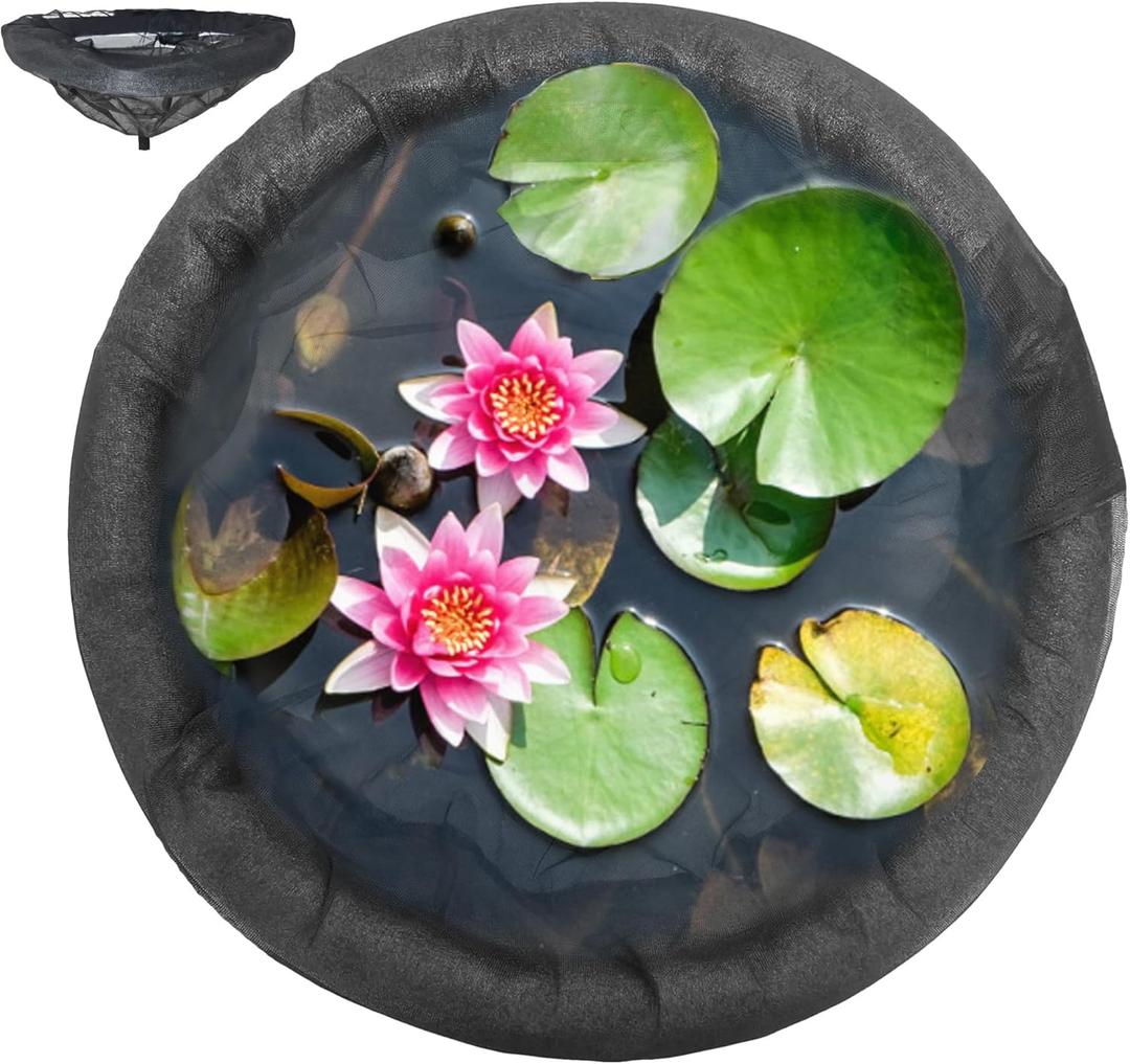 Pond Netting for Fish Barrier Floating Island Plant Protector, Flora Protects Your Plants from Pond Fish (1, 23.6in)