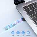 K&ZZ 32GB USB 3.0 Mini Flash Drive 2 Pack Plug and Play Thumb Drive USB Storage Expansion for Laptop, Tablet, Smart TV, Car Audio System