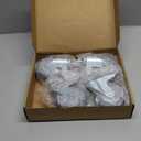 HOLKIE Stem Caster Wheels 4 inch Locking Casters Set of 4, 7/16-Inch Stem Diameter Swivel Castor Heavy Duty TPR Rubber Replacement Castors for Cart, Stool, Mop Bucket, Grill, Shop Vac