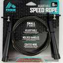 Speed JUMP ROPE ADJUSTABLE 9' WITH 5" HANDLES Cardio Balance Calves WORKOUT