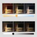 DAMI Small Desk Lamp with Flexible Gooseneck, USB Reading Light Nightstand with 3 Color Temperatures, Dimmable Eye-Caring Bedside Table Lamp for Home Office Bedroom Dorm RV - Black