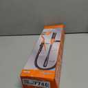 Electric Fuel Transfer Pump, 3GPM Portable Fluid Transfer Siphon Pump with Oil Pipeline, Battery Gas Pumps with Adjustable Flow Control Nozzle for Car/RV(Pink)