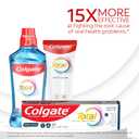 Colgate Total Active Prevention Deep Clean Toothpaste, Anticavity Fluoride Toothpaste, Clinically Proven Fluoride Formula Helps Fight Plaque Bacteria, Mint, 3 Pack, 5.1 oz, Best By Feb-2028