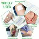 Flatoedu Tattoo Aftercare Bandage Roll 6" x 2 Yard - Waterproof Transparent Film for Tattoo Initial Healing and Skin Repair Adhesive Tattoo Supply Wrap