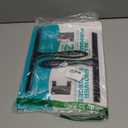 2PACK All-Purpose Shower Squeegee for Shower Doors, Tile Shower Walls, Bathroom, Window, Glass and Car Windshield, Mirrors and Kitchen-Stainless Steel, 10 Inches, Black