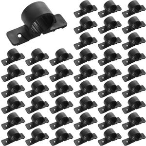 50 Pack 1/2 Inch Pipe Clamps Pex Clamp Heavy-Duty Bulk Pipe Supports Suspension Clamp Pex Clamps for Pex, Copper, CPVC (1/2inch)