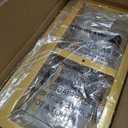 8.2FT Adjustable Backdrop Stand Kit - Square Wedding Arch & Balloon Arch for Photo Booth Background, Baby Shower, Birthday Party Decorations (Portable Frame) (Gold, 8.2X 8FT)