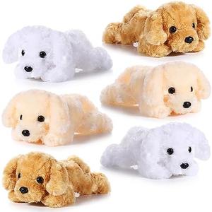 Harrycle 6 Pcs 8 Inch Dog Stuffed Animal Plush Dog Puppy Soft Plush Dog Pillow Toy Fluffy Puppy Set for Kids Girls Dog Theme Party Favor Birthday Baby Room Home Decor (Stylish Color, Stylish Style)