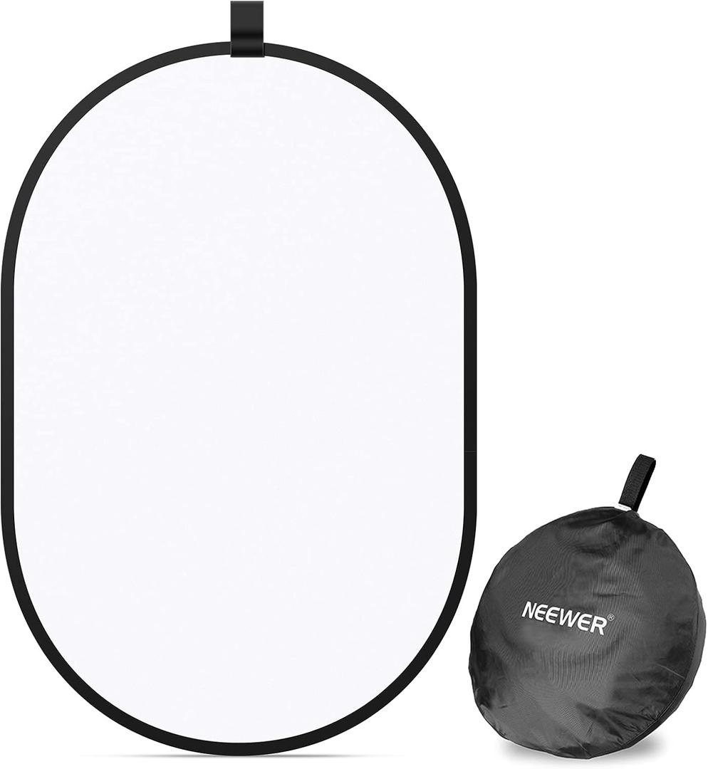 NEEWER Light Diffuser Panel for Photography, 23.6"x35"/60x90cm Soft White Diffuser Fabric with Carry Bag, Collapsible Pop Out Light Modifier for Studio and Outdoor Portrait, Product, Video Shooting NEEWER Light Diffuser Panel for Photography, 23.6"x35"/60x90cm Soft White Diffuser Fabric with Carry Bag, Collapsible Pop Out Light Modifier for Studio and Outdoor Portrait, Product, Video Shooting