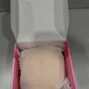 Invisible Sticky Bra Push Up, Reusable Adhesive Bra for Backless Dress, Seamless Silicone Nipple Covers for Women (C Cup, Beige, 2PCS)