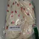 KUBYA Lunch Box for Women, Cute Strawberry Corduroy Insulated Lunch Bag Women Reusable Work Leakproof Simple Adults Large Lunch Boxes Tote Bag Men Cooler Bag