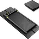 UREVO Foldable Treadmill Mat, Exercise Bike Mats for Home Gym Workout, Waterproof Non-Slip Exercise Equipment Mat Floor Protector for Indoor Cycles, Rowing Machine, Elliptical