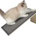 Best Pet Supplies Catify Cat Scratcher, Fun Interactive Scratchers, Posts, Poles, Claw Safe, Furniture Saver Indoor Play Support Natural Cat Behaviors Heavy Duty - Ramp (Gray), 15 x 9